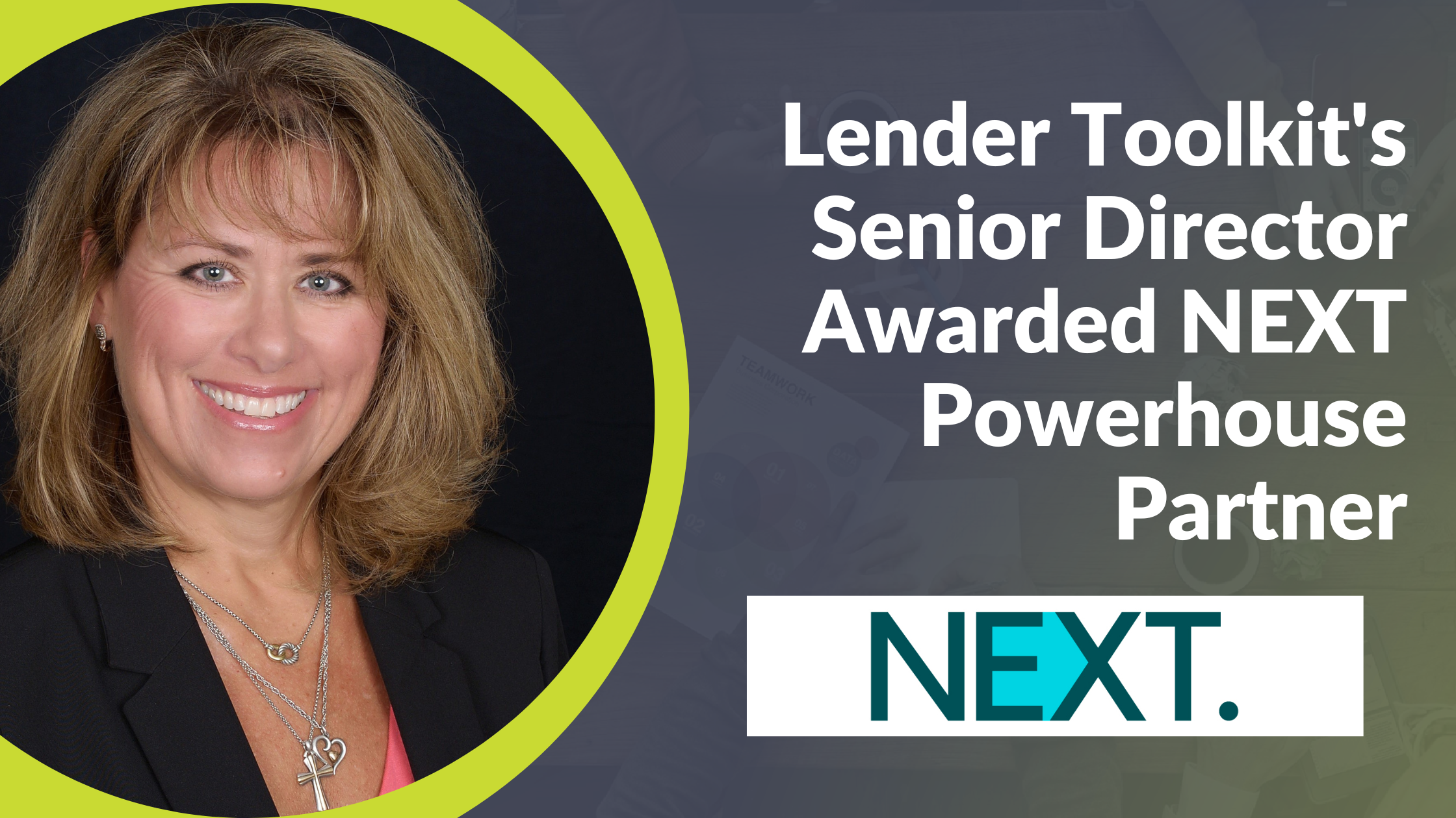 Mortgage automation expert Tammi Alexander awarder NEXT Powerhouse Partner